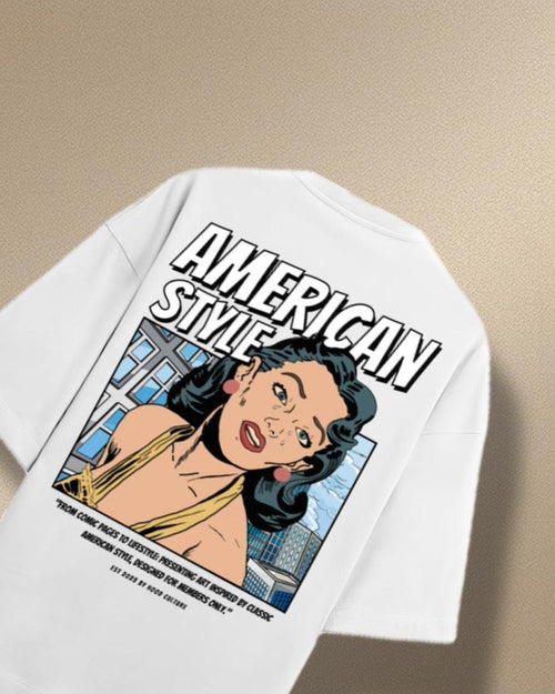 American Style Oversized T-Shirt - HOODCULTURE