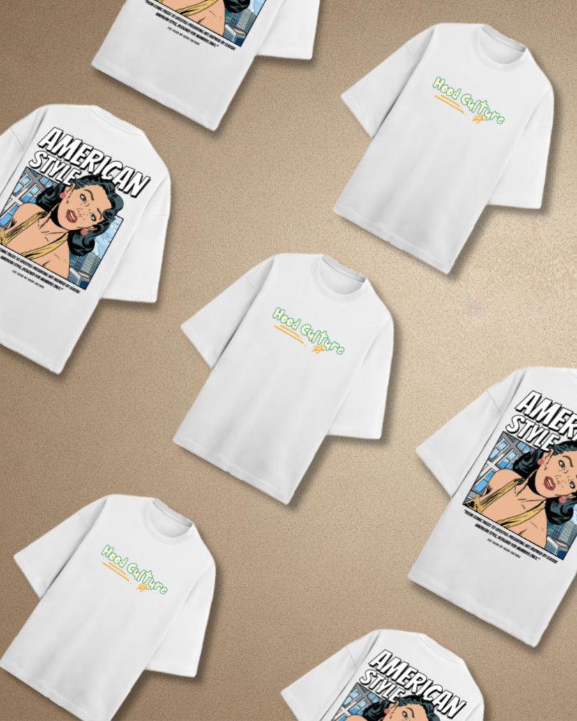 American Style Oversized T-Shirt - HOODCULTURE