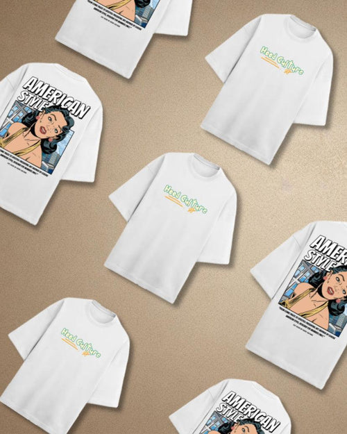 American Style Oversized T-Shirt - HOODCULTURE